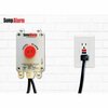 Sump Alarm Indoor/Outdoor, Sewage/Septic High/Low Water ALM W/ Power IND LED, Includes SludgeBoss Float, 100 Ft. Length SA-120V-1L-100SB